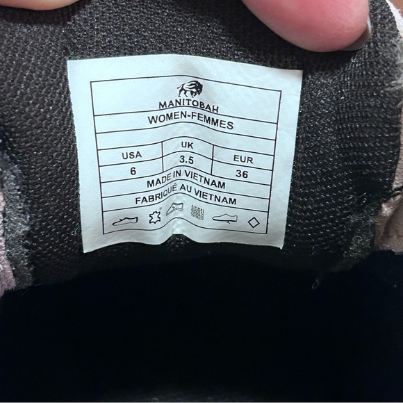 NEW Manitobah MUK LUKS Skoden Leather Shearling Ankle Boots Brown Pink Women 6 - Picture 11 of 12